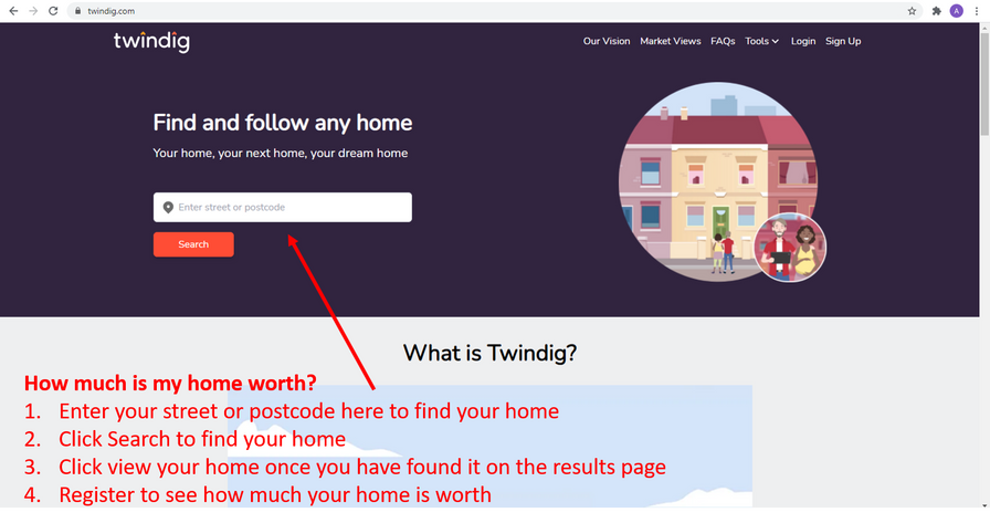 How much is my house worth twindig