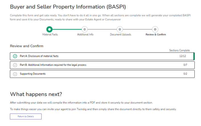 Image picture of BASPI part 4 review and confirm home buying and selling group twindig anthony codling