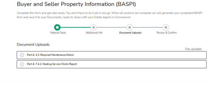 Image picture of BASPI part 3 document uploads home buying and selling group twindig Housing Hailey