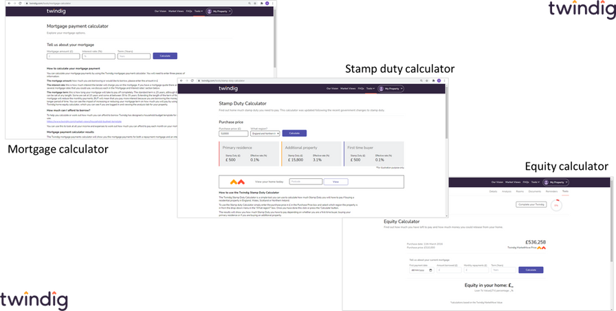 image of mortgage calculator stamp duty calculator home equity calculator twindig